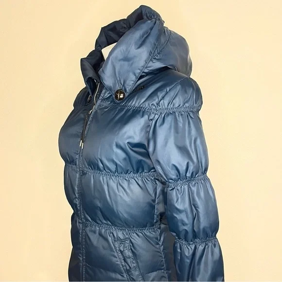 The North Face Puffer Quilted Jacket Teal 550 Insulated Hooded Women’s XS - Picture 4 of 11